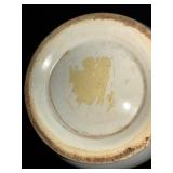 Vintage Stick Spatter Ironstone Floral Ceramic Pitchers Set of 2