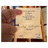 Craft and Art Supply Set with Magazines and Wooden Organizer