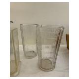 Vintage Glass Measuring Cups and Pitcher Set