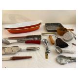 Vintage Kitchen Utensils and Bakeware Lot - Mixed Collection