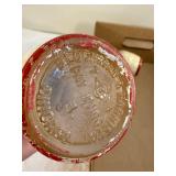 Vintage Glass Character Bottles & Snowman Shakers Set