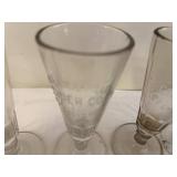 Vintage Clarksville Cider Co. Glasses & Crystal Bowls Lot