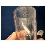 Vintage Clarksville Cider Co. Glasses & Crystal Bowls Lot