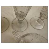 Vintage Clarksville Cider Co. Glasses & Crystal Bowls Lot