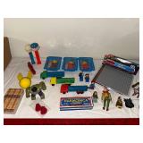 Mixed Lot of Vintage Toys and Collectibles  PEZ, Action Figures, Trucks