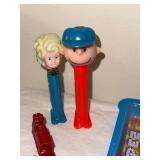 Mixed Lot of Vintage Toys and Collectibles  PEZ, Action Figures, Trucks