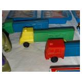 Mixed Lot of Vintage Toys and Collectibles  PEZ, Action Figures, Trucks