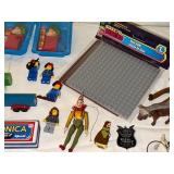 Mixed Lot of Vintage Toys and Collectibles  PEZ, Action Figures, Trucks