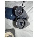 Vintage Pelouze K5 Postal Scale & Nikon 8x20 Binoculars