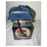 Vintage Pelouze K5 Postal Scale & Nikon 8x20 Binoculars