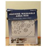 WYATT & ASH MACHINE WASHABLE AREA RUG-ZINNIA