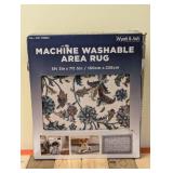 WYATT & ASH MACHINE WASHABLE AREA RUG- ESTELLA