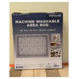 WYATT & ASH MACHINE WASHABLE AREA RUG- ESTELLA
