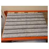STRIPED BATHMAT 24” x 36” (GRAY)