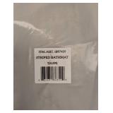 STRIPED BATHMAT 24” x 36” (TAN)