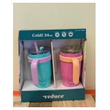 REDUCE COLD 1 24OZ 2PK. CUPS