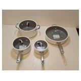 GREENPAN 8-PEICE CERAMIC NONSTICK COOKWARE SET