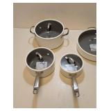 GREENPAN 8-PEICE CERAMIC NONSTICK COOKWARE SET