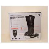 SHARPER IMAGE AIR COMPRESSION BOOTS SIZE SMALL - MEDIUM