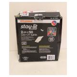 SYLVANIA STAY-LIT PLATINUM 2 SETOF 50 LED C9 LIGHTS INDOOR/OUTDOOR
