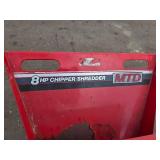8-Hp MTD Chipper/Shredder  Dry gas tank! Great Shape!