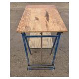 Table Saw stand with roller attachment.