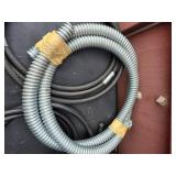 Tubing, 25ft Extension Cord, chain and 3/8" steel cable