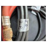 Tubing, 25ft Extension Cord, chain and 3/8" steel cable