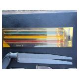 Assorted hack saws and knifes