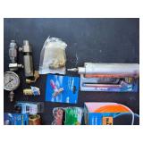 Assorted air fittings and hoses