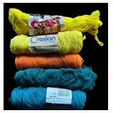 P - Large Assorted Yarn Collection by Sayelle, Caron, Creslan and More