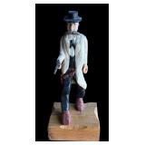 P - Set of 3 Pobbies Crafty Crafts Hand-Carved Western Figurines