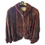 P - Vintage H.E. Rotter Furs Brown Fur Coat
