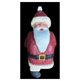 P - Set of 4 Hand-Carved Wooden Santa Figurines by Pobbie Crafty Crafts