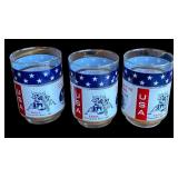 P - Set of 3 Apollo 11 Man on the Moon Lowball Glasses