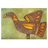 P - Beautiful Original Bird Painting by Pearl Charlson