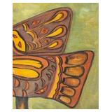 P - Beautiful Original Bird Painting by Pearl Charlson