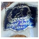 P - Royal Sealy Rooster Sugar Dish and Creamer Pitcher