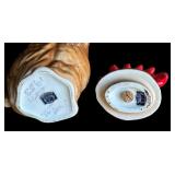 P - Royal Sealy Rooster Sugar Dish and Creamer Pitcher