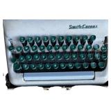 P - Vintage Smith-Corona Sterling Portable Typewriter with Case