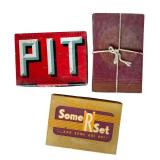 P - Collection of Vintage Card and Party Games by Parker Brothers and Others