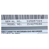 P - Magnavox 4-Head Hi-Fi Stereo VCR/DVD Recorder Model: ZV427MG9A