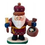DR - Set of 10 Poppies Crafty Crafts Hand Carved Santa Figurines