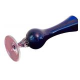 DR - Lot of Vintage China Pieces and Blue Glass Vase