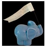 DR - UNC Tar Heels Salt and Pepper Shakers with Blue Elephant Figurine