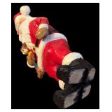 Set of 6 Handcrafted Santa Figurines