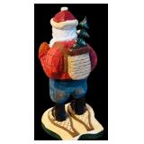 Set of 6 Handcrafted Santa Figurines