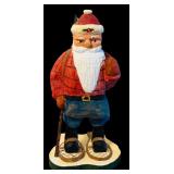 Set of 6 Handcrafted Santa Figurines