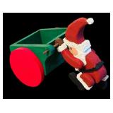 Set of 6 Handcrafted Santa Figurines