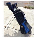 G - Wilson, Pen, and Sam Snead Golf Club Set with Bag and Minnesota Twins Headcovers